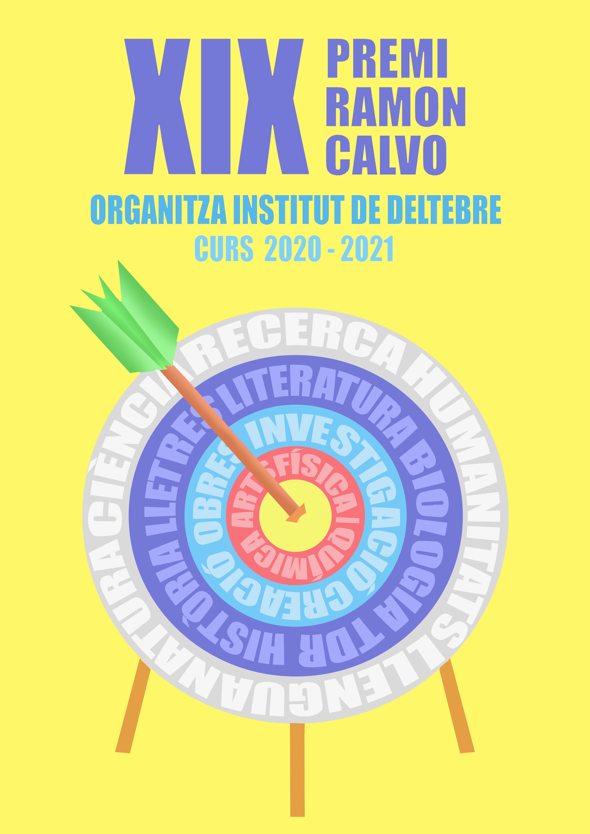 Premi al cartell del XIX Premi Ramon Calvo de l'Institut Deltebre